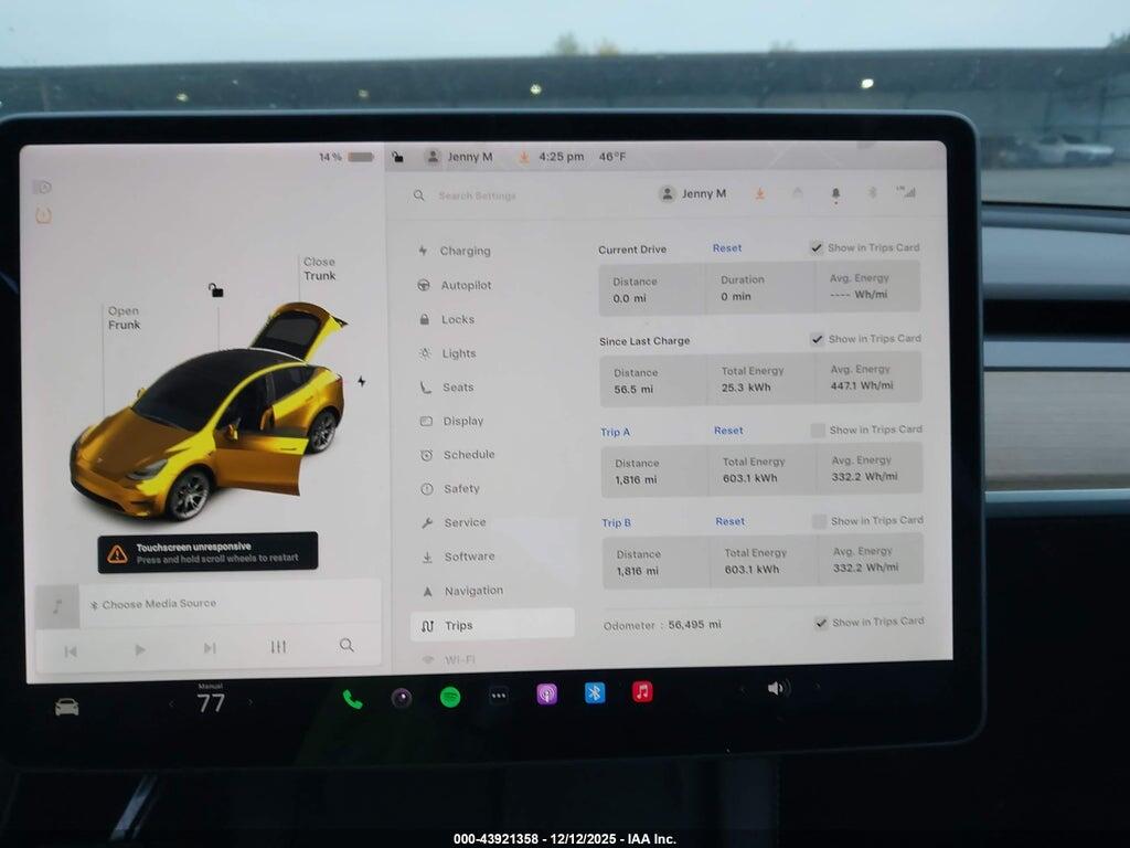 5YJYGDEE3MF225160 2021 TESLA MODEL Y photo no. 7