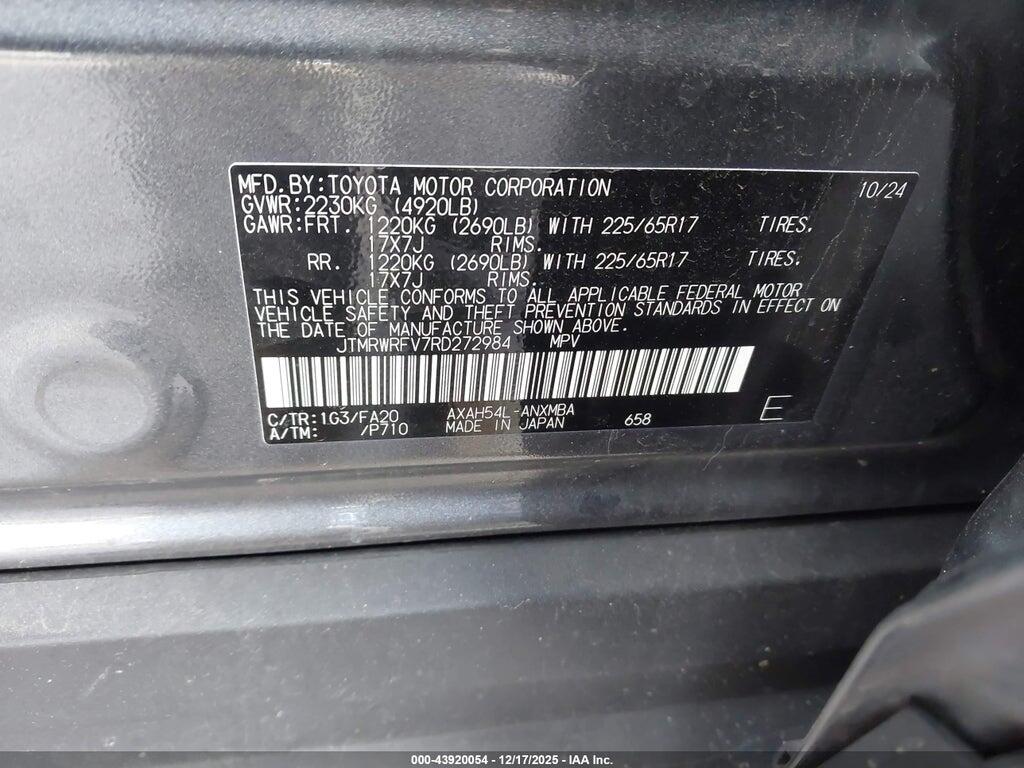 JTMRWRFV7RD272984 2024 TOYOTA RAV4 HYBRID photo no. 9