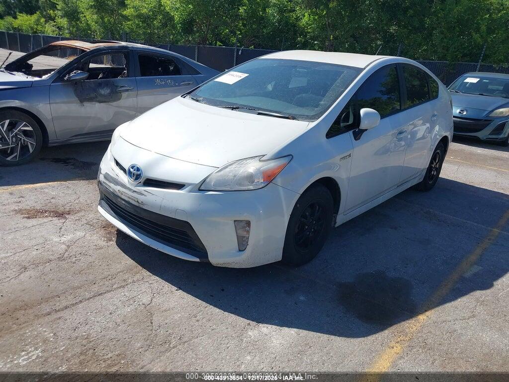 JTDKN3DUXC5397782 2012 TOYOTA PRIUS photo no. 2