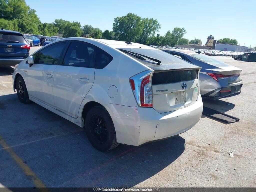 JTDKN3DUXC5397782 2012 TOYOTA PRIUS photo no. 3