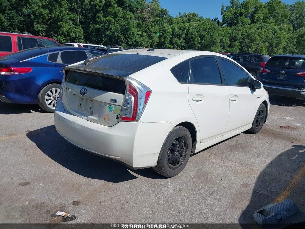 JTDKN3DUXC5397782 2012 TOYOTA PRIUS photo no. 4