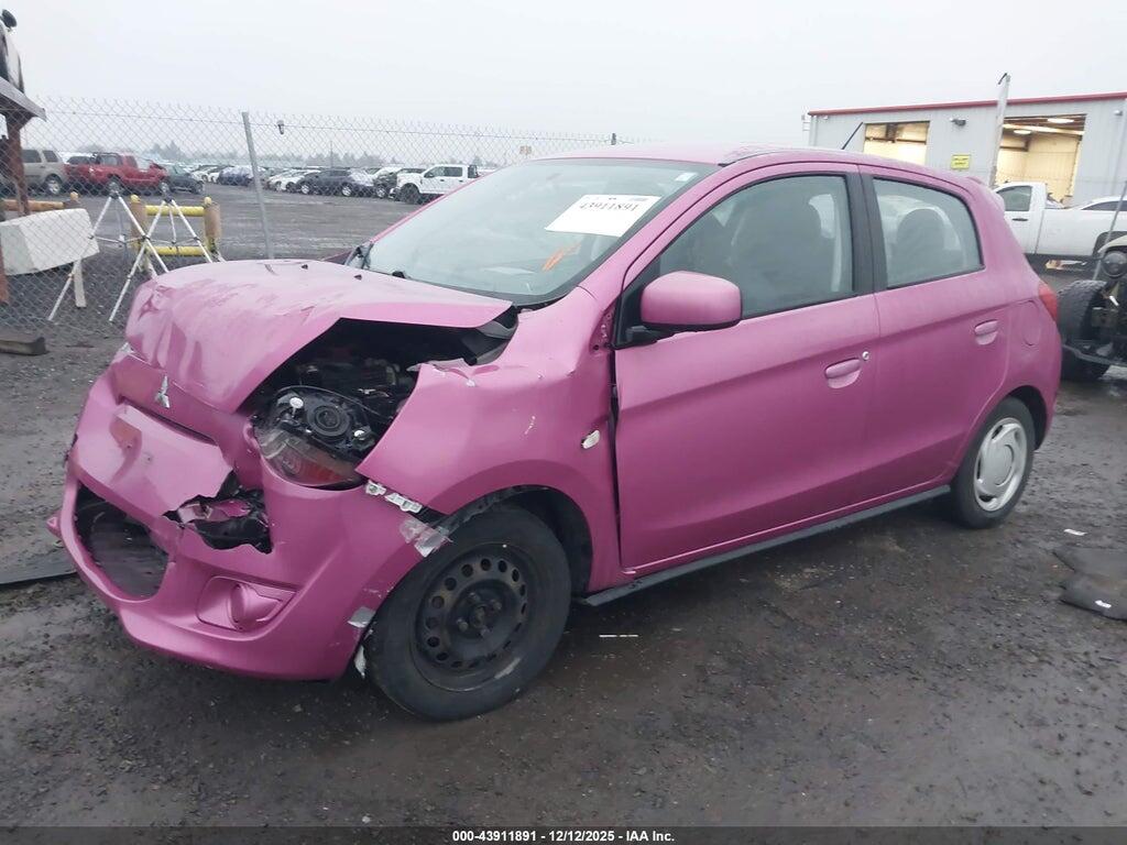 ML32A3HJ1FH043019 2015 MITSUBISHI MIRAGE photo no. 2
