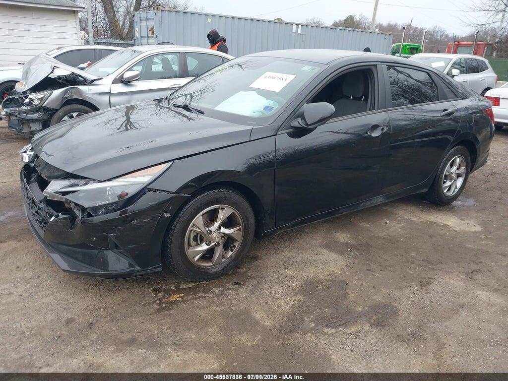 5NPLL4AG6NH061595 2022 HYUNDAI ELANTRA photo no. 2