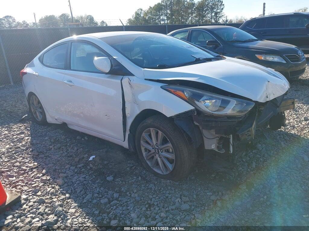 5NPDH4AE0GH721637 2016 HYUNDAI ELANTRA photo no. 1