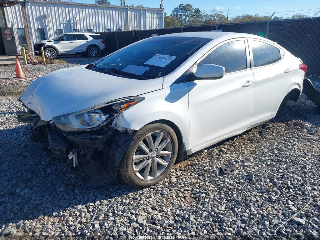 5NPDH4AE0GH721637 2016 HYUNDAI ELANTRA photo no. 2
