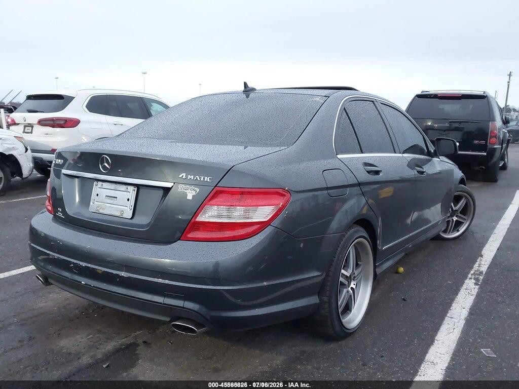 WDDGF81X68F154461 2008 MERCEDES-BENZ C 300 photo no. 4