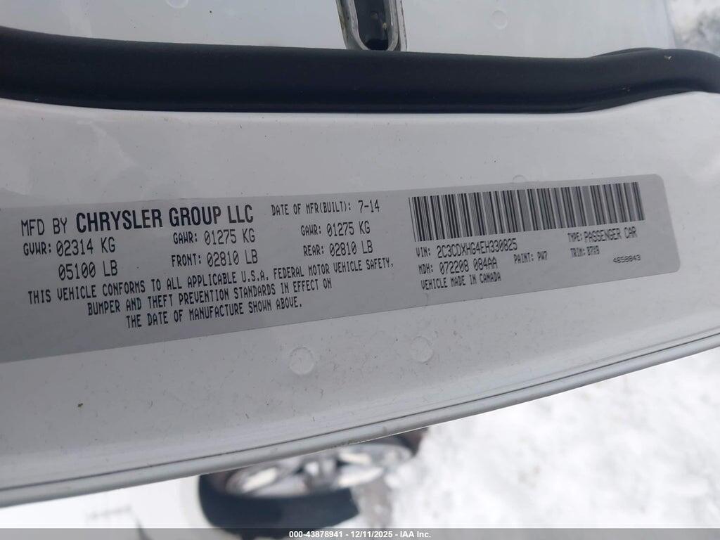 2C3CDXHG4EH330825 2014 DODGE CHARGER photo no. 9