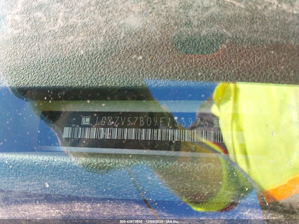 1G8ZV57B09F133973 2009 SATURN AURA photo no. 9
