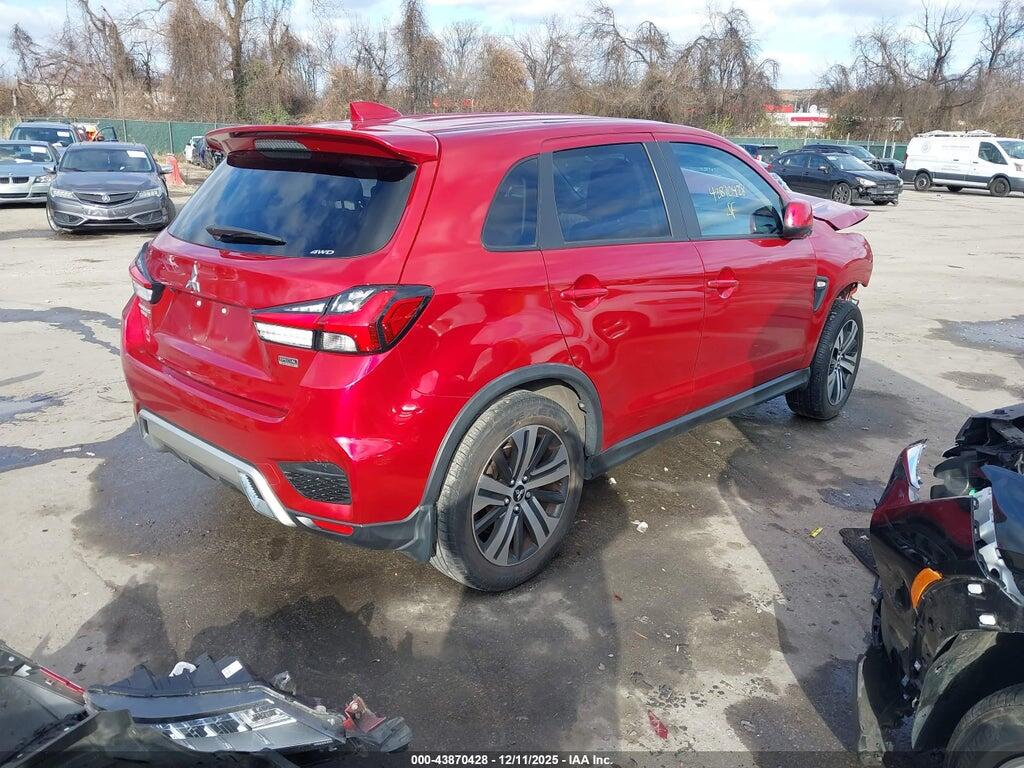 JA4AR3AU7LU007340 2020 MITSUBISHI OUTLANDER SPORT photo no. 4