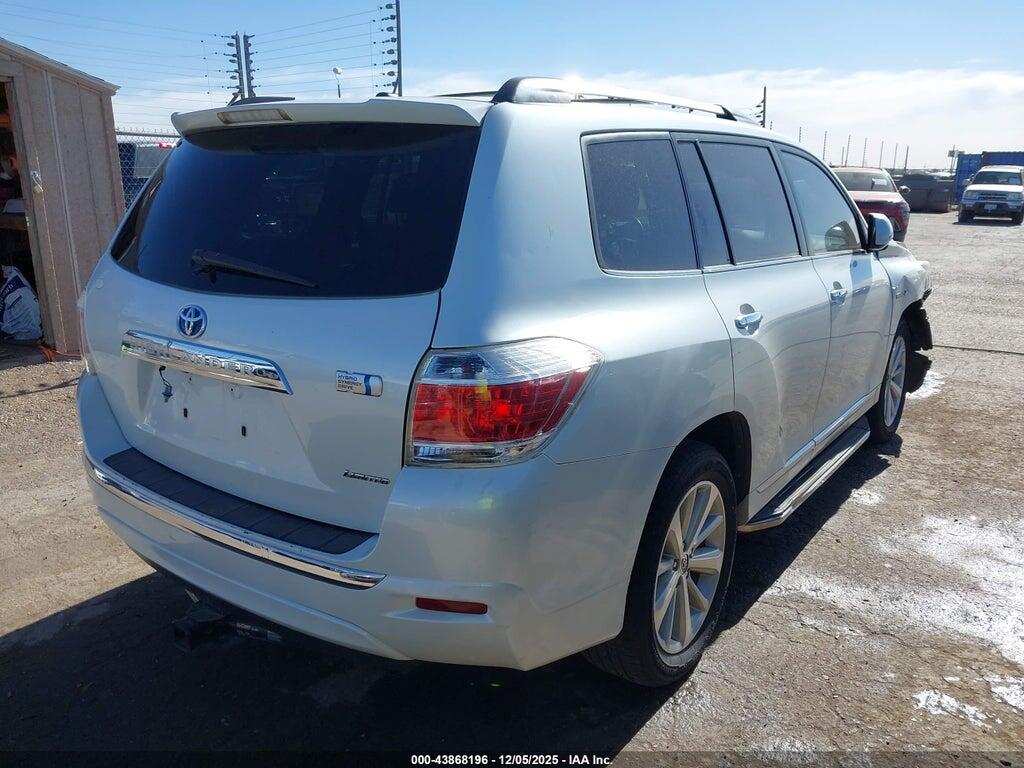 JTEDC3EH2D2017459 2013 TOYOTA HIGHLANDER HYBRID photo no. 4