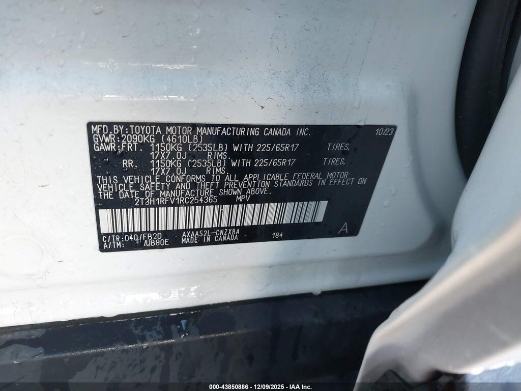 2T3H1RFV1RC254365 2024 TOYOTA RAV4 photo no. 9