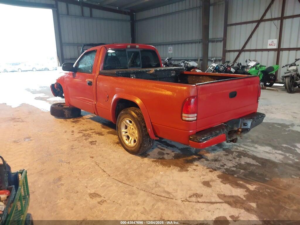 1B7FL36X02S621379 2002 DODGE DAKOTA photo no. 3