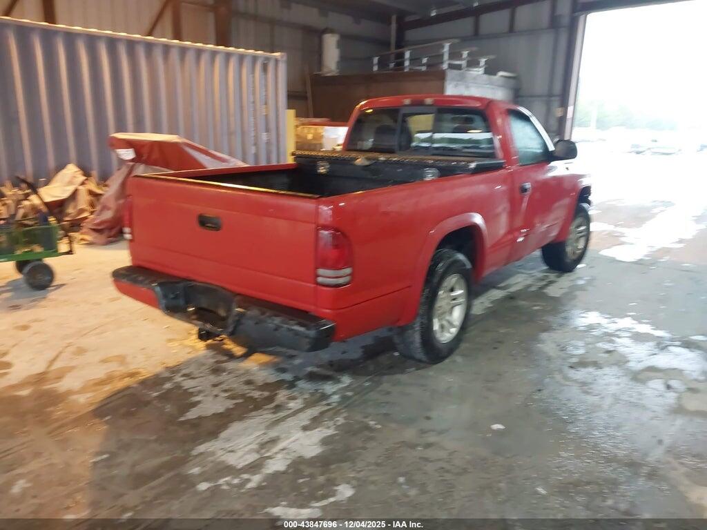 1B7FL36X02S621379 2002 DODGE DAKOTA photo no. 4