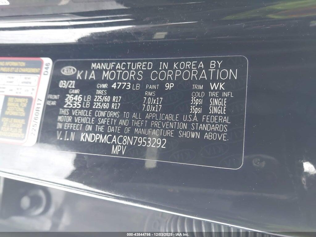 KNDPMCAC8N7953292 2022 KIA SPORTAGE photo no. 9