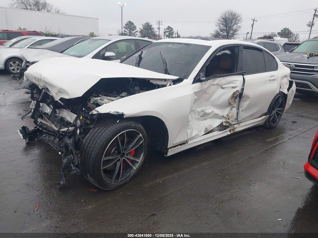 3MW5U7J01M8B63525 2021 BMW 3 SERIES photo no. 2