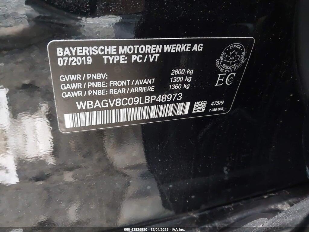 WBAGV8C09LBP48973 2020 BMW M850I GTAN COUPE photo no. 9