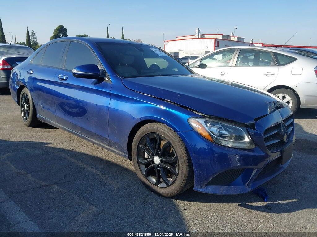 55SWF4JB1JU254253 2018 MERCEDES-BENZ C 300 photo no. 1