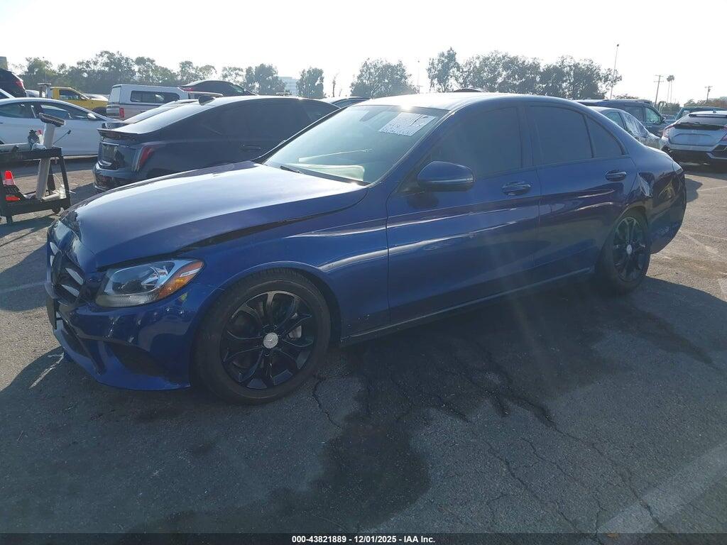 55SWF4JB1JU254253 2018 MERCEDES-BENZ C 300 photo no. 2