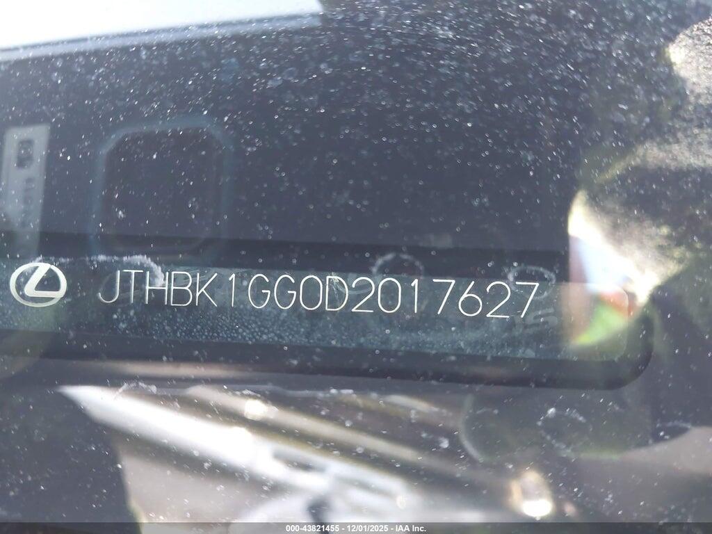 JTHBK1GG0D2017627 2013 LEXUS ES 350 photo no. 9