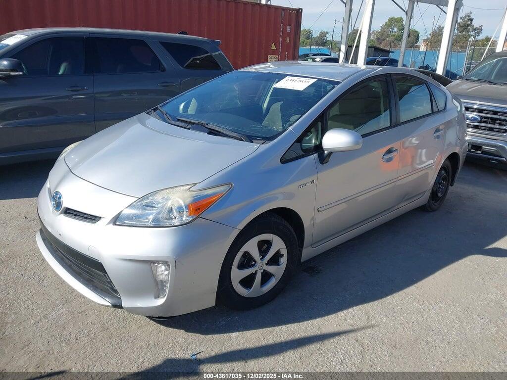 JTDKN3DU9F0395944 2015 TOYOTA PRIUS photo no. 2