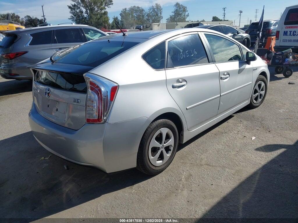 JTDKN3DU9F0395944 2015 TOYOTA PRIUS photo no. 4