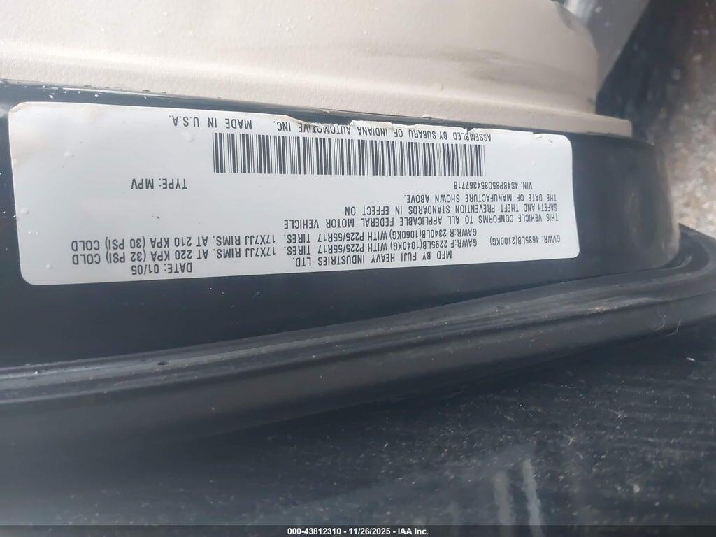JF1SG69666G759109 2006 SUBARU FORESTER photo no. 9