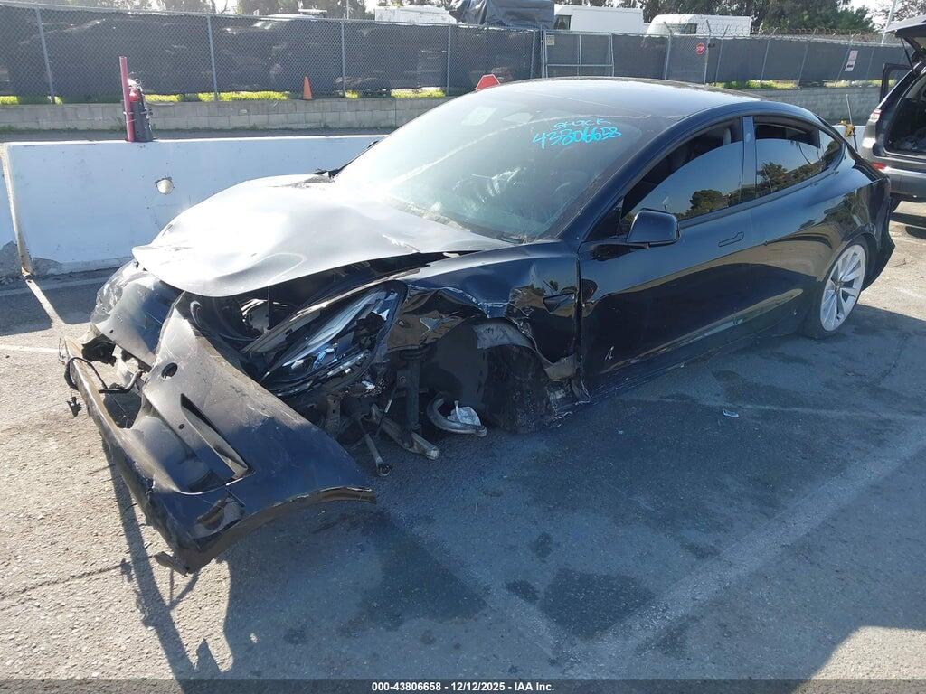 5YJ3E1EA4NF186754 2022 TESLA MODEL 3 photo no. 2