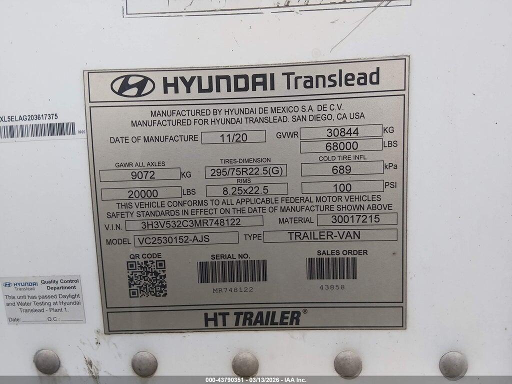 3H3V532C3MR748122 2021 HYUNDAI TRANSLEAD INC UNKNOWN photo no. 9