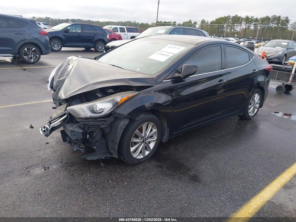 KMHDH4AE7FU355465 2015 HYUNDAI ELANTRA photo no. 2