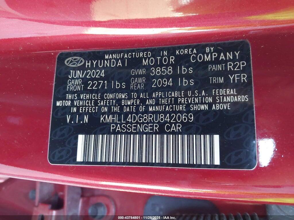 KMHLL4DG8RU842069 2024 HYUNDAI ELANTRA photo no. 9