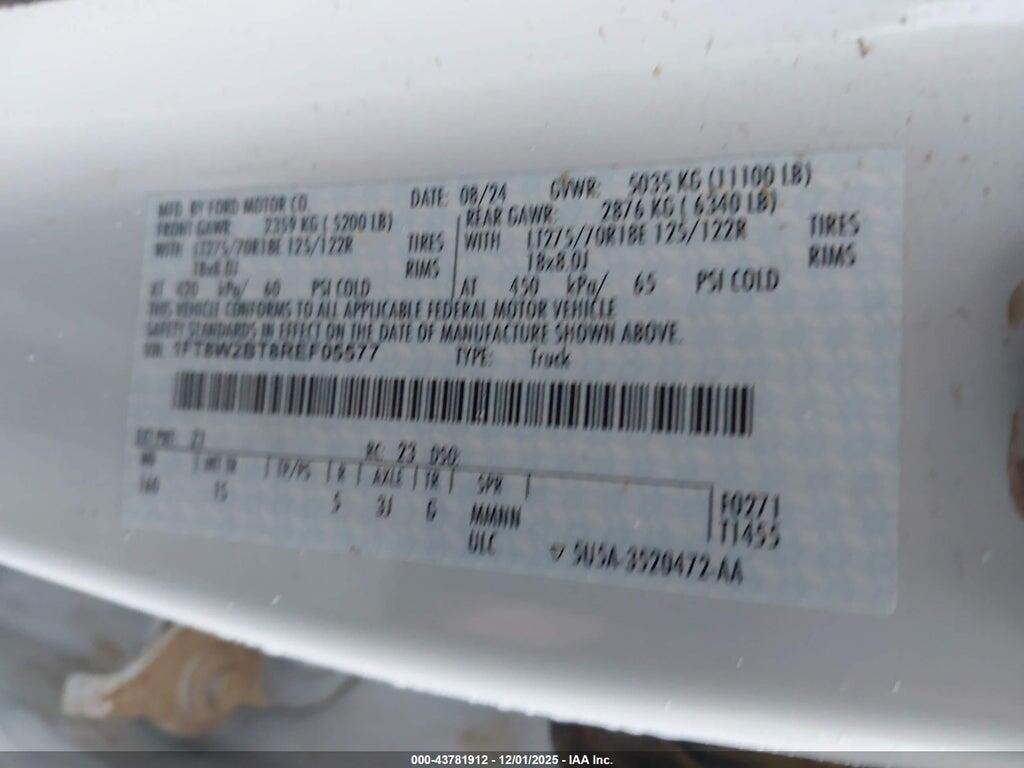 1FT8W2BT8REF05577 2024 FORD F-250 photo no. 8