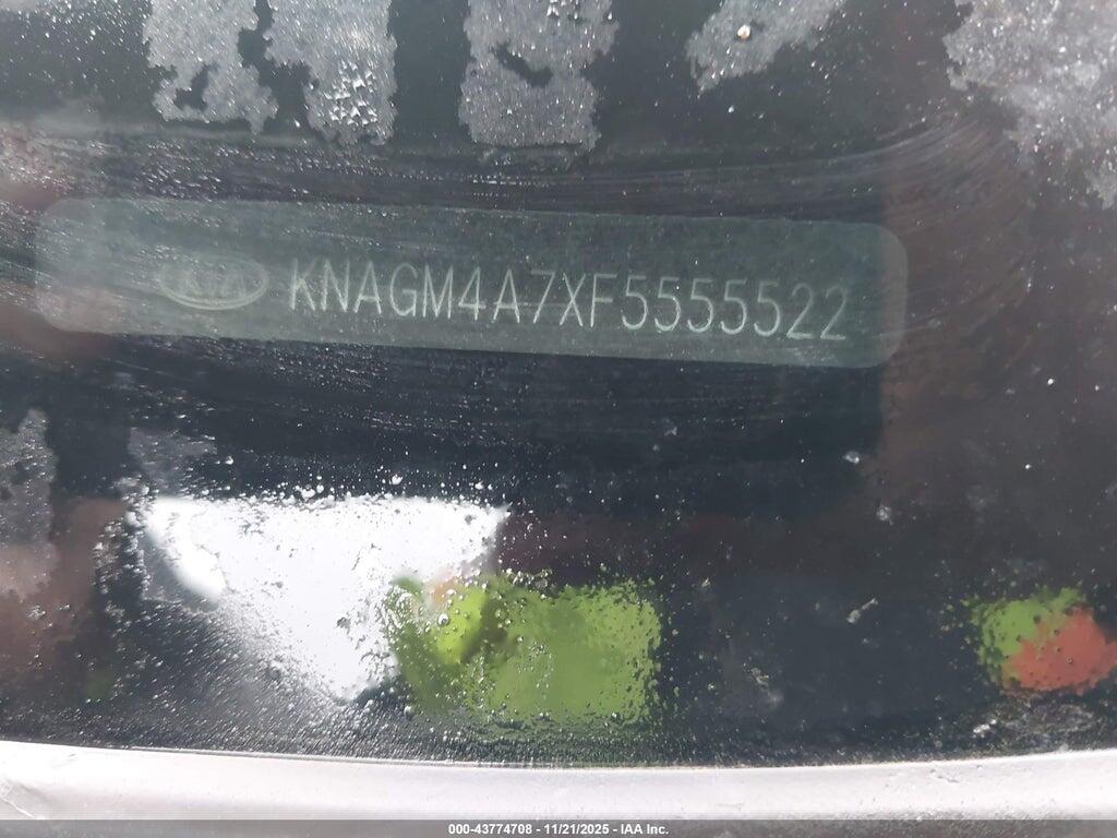 KNAGM4A7XF5555522 2015 KIA OPTIMA photo no. 9