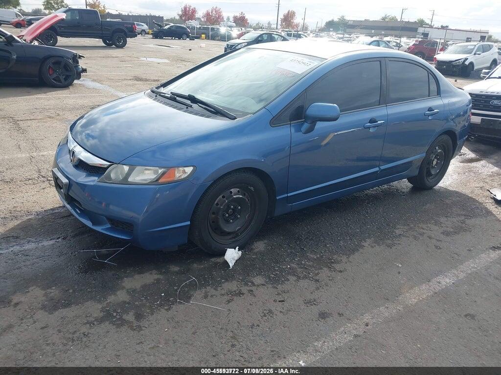 2HGFA16559H342683 2009 HONDA CIVIC photo no. 2