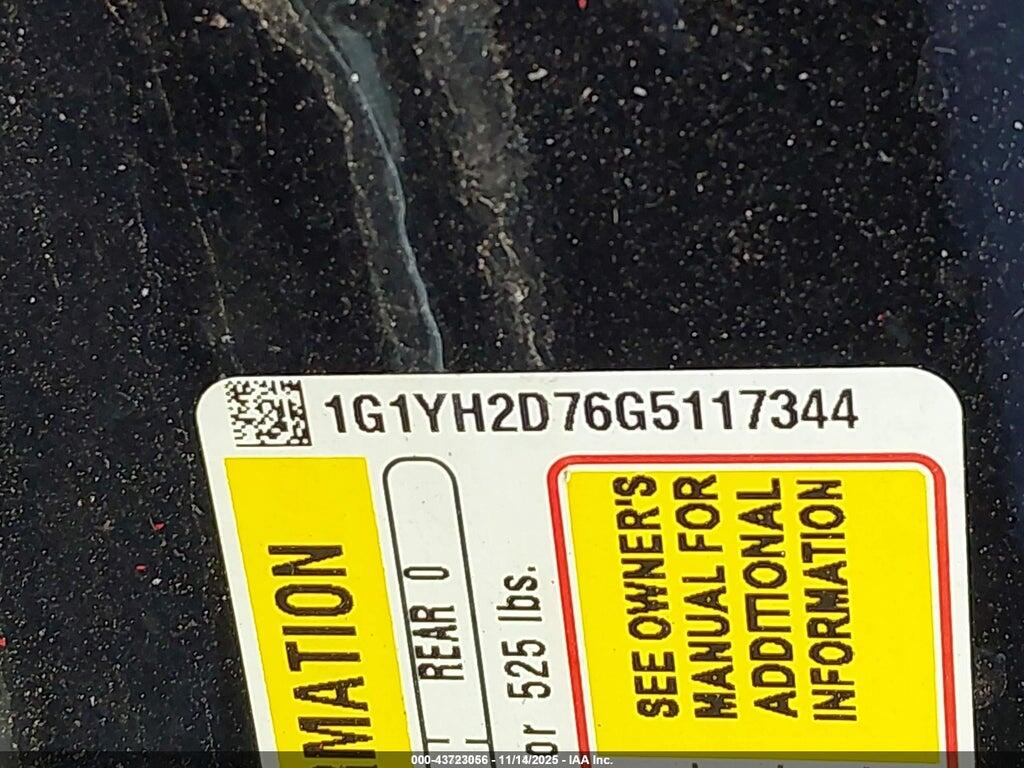 1G1YH2D76G5117344 2016 CHEVROLET CORVETTE photo no. 9