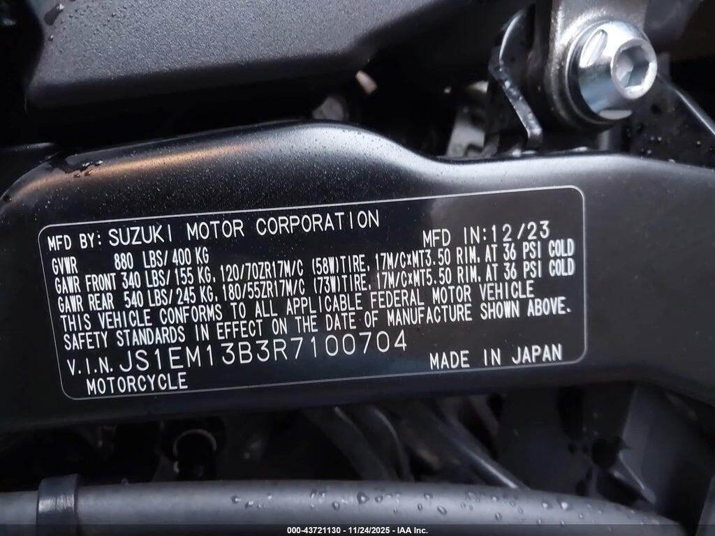 JS1EM13B3R7100704 2024 SUZUKI GSX800 photo no. 10