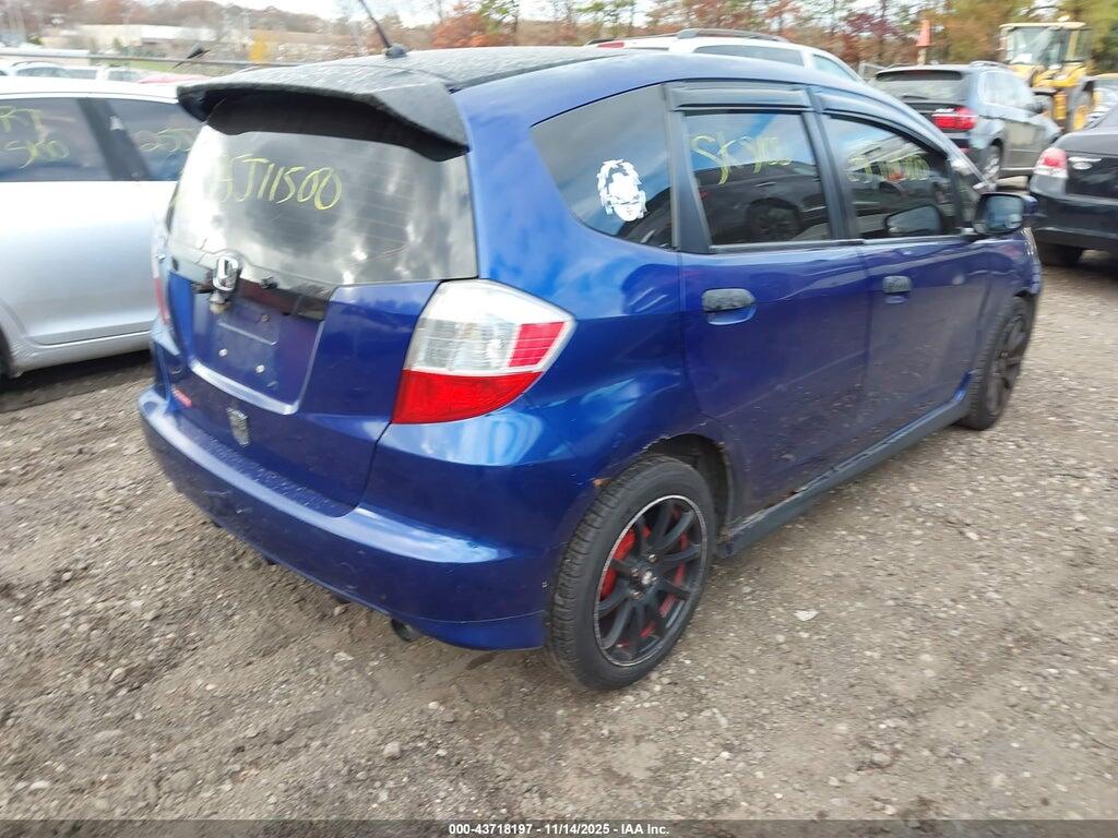 JHMGE88409S039838 2009 HONDA FIT photo no. 4