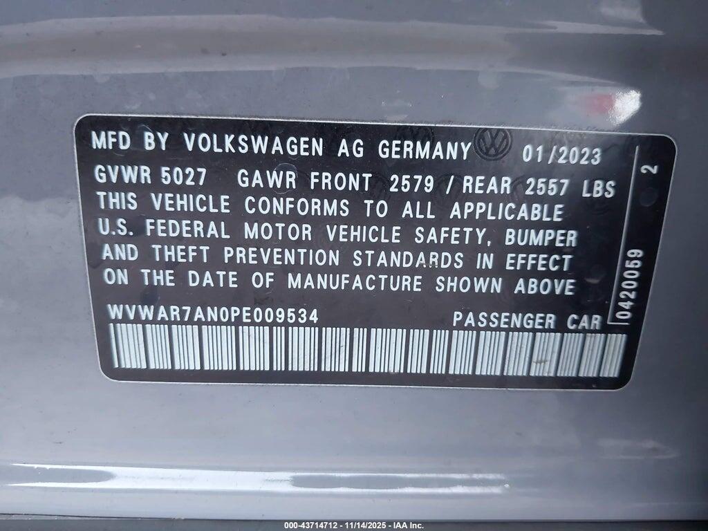 WVWAR7AN0PE009534 2023 VOLKSWAGEN ARTEON photo no. 9