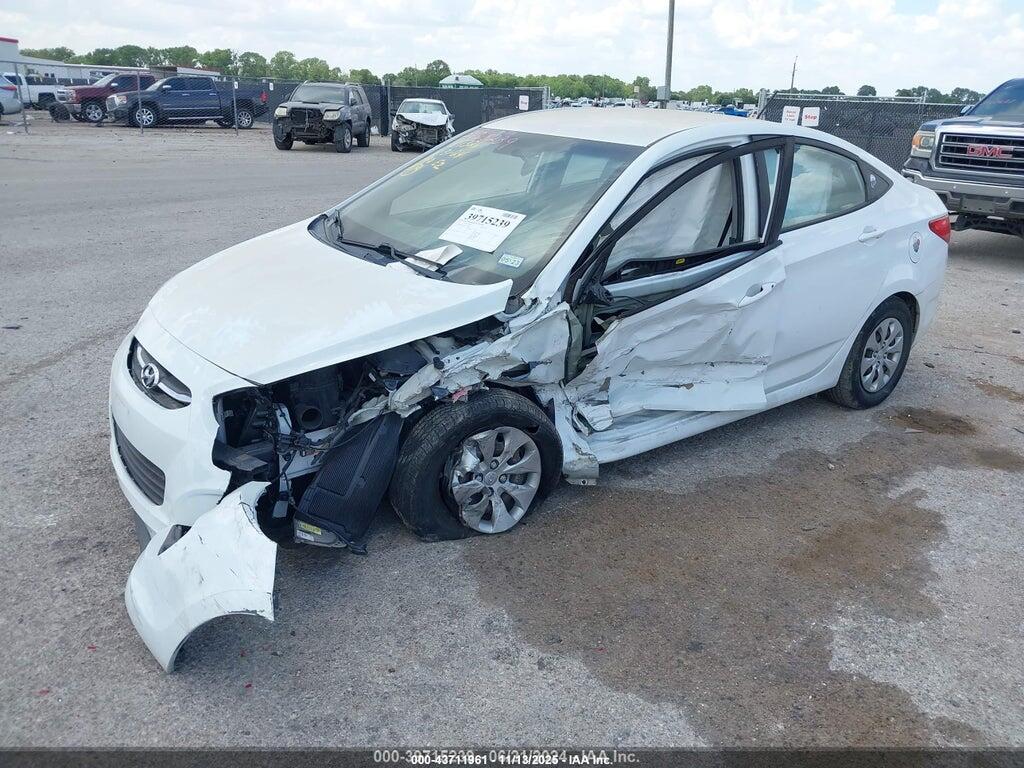KMHCT4AE5HU199035 2017 HYUNDAI ACCENT photo no. 2