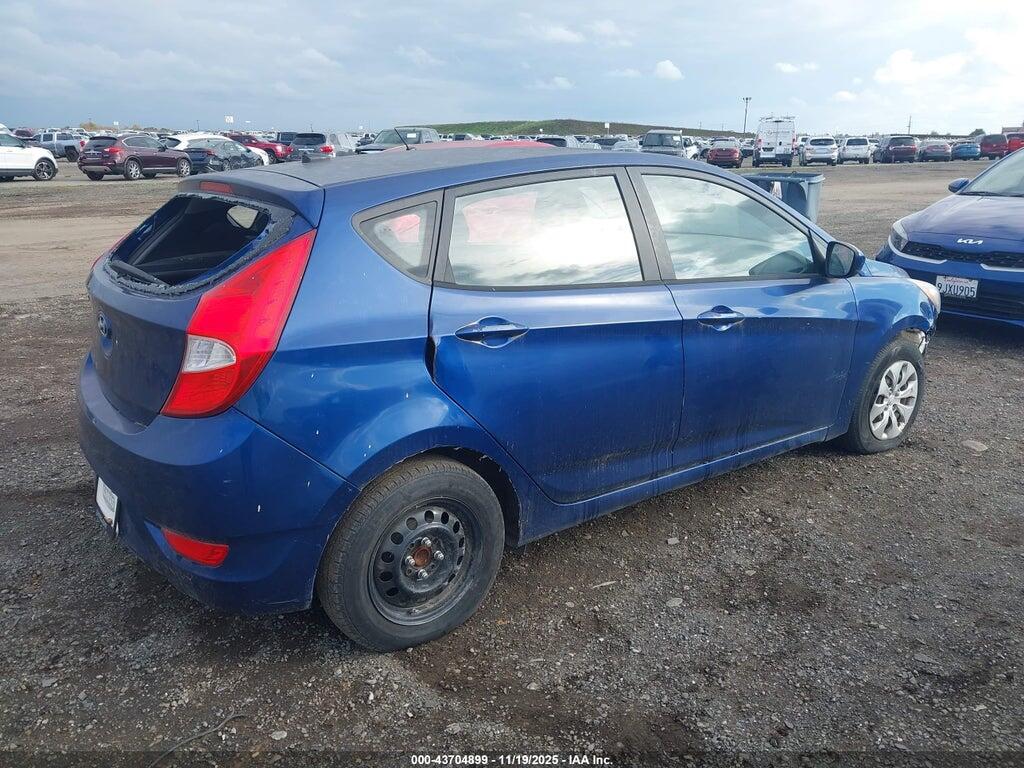 KMHCT5AE7GU264780 2016 HYUNDAI ACCENT photo no. 4