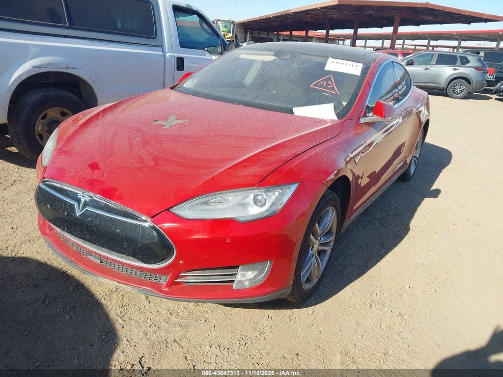 5YJSA1H1XFFP75800 2015 TESLA MODEL S photo no. 2