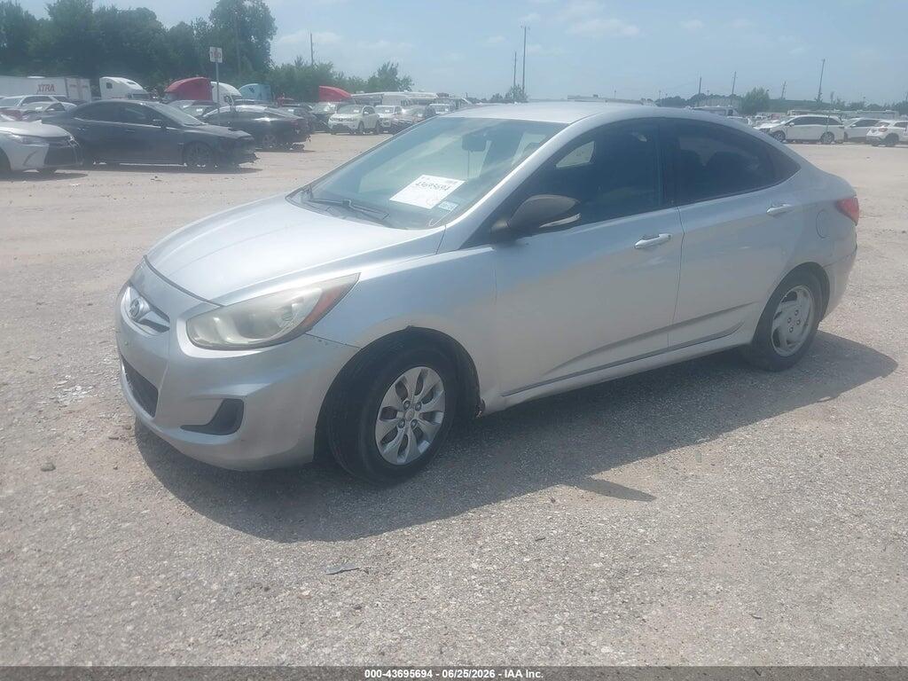 KMHCT4AE2EU628109 2014 HYUNDAI ACCENT photo no. 2