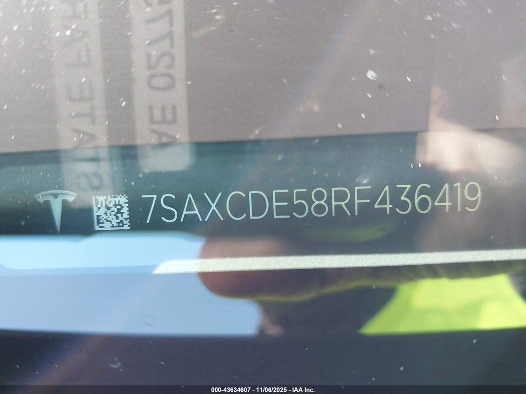 7SAXCDE58RF436419 2024 TESLA MODEL X photo no. 9