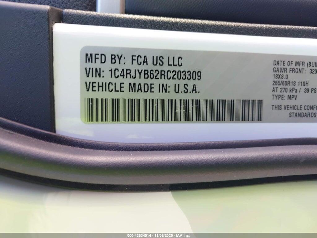 1C4RJYB62RC203309 2024 JEEP GRAND CHEROKEE 4XE photo no. 9