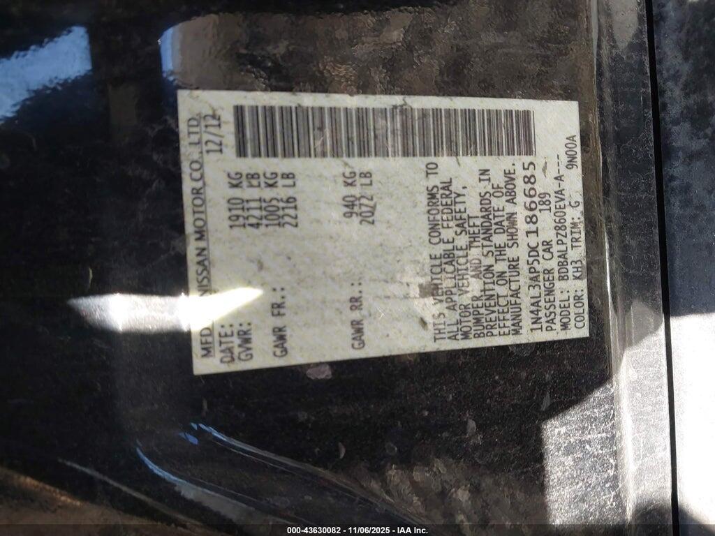 1N4AL3AP5DC186685 2013 NISSAN ALTIMA photo no. 9