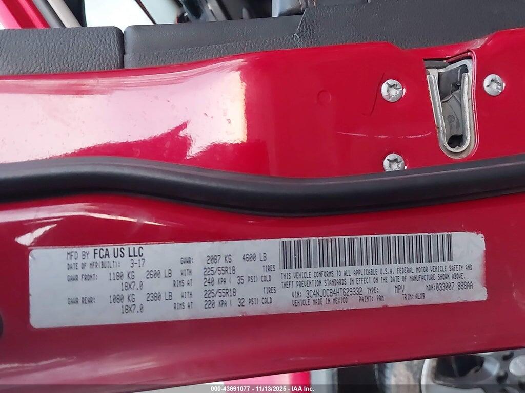 3C4NJDCB4HT629332 2017 JEEP NEW COMPASS photo no. 9