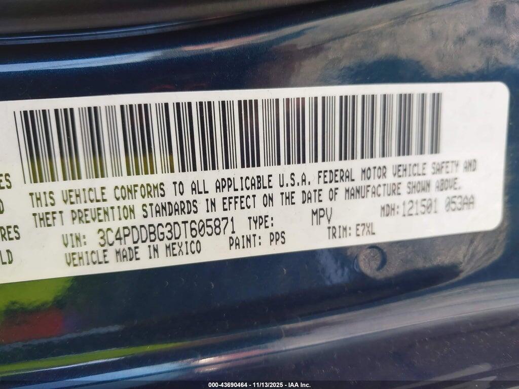 3C4PDDBG3DT605871 2013 DODGE JOURNEY photo no. 9