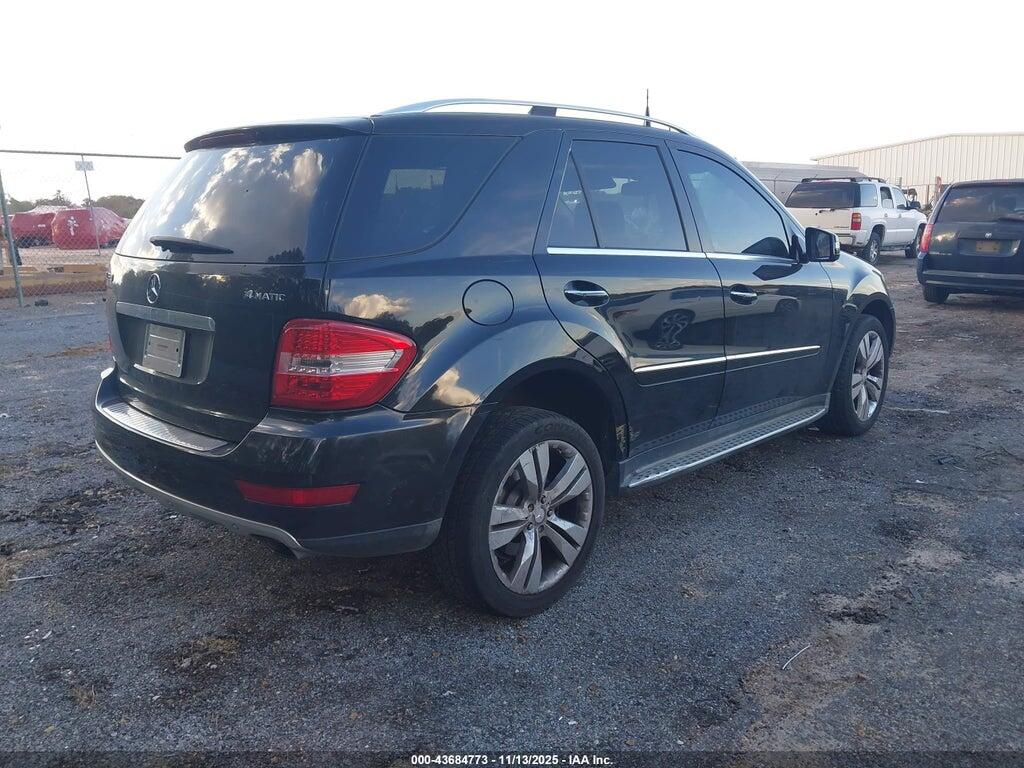 4JGBB8GBXBA724439 2011 MERCEDES-BENZ ML photo no. 4