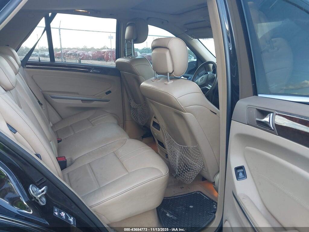 4JGBB8GBXBA724439 2011 MERCEDES-BENZ ML photo no. 8