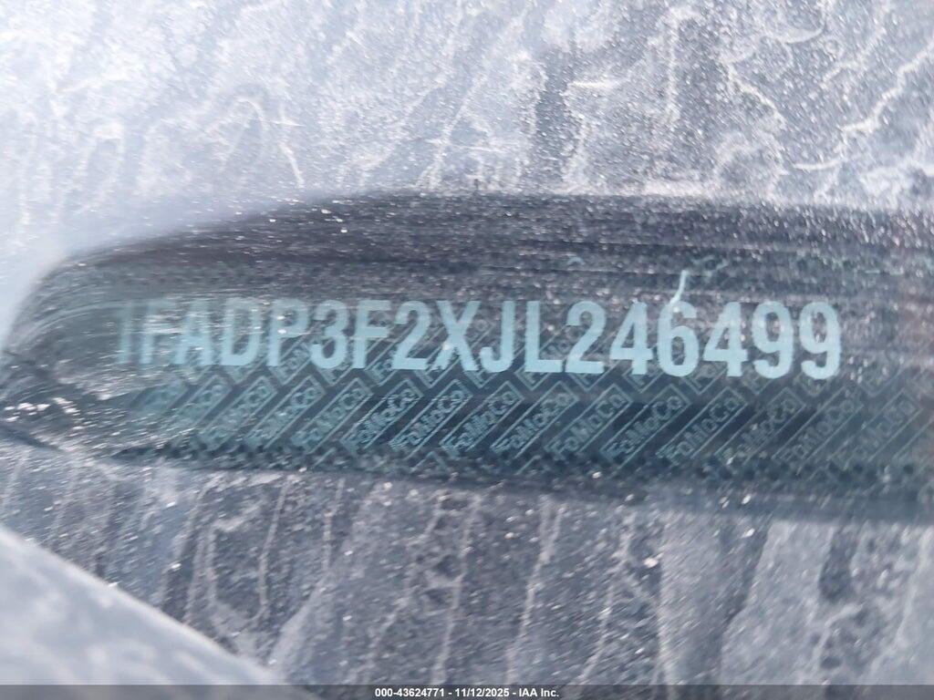 1FADP3F2XJL246499 2018 FORD FOCUS photo no. 9