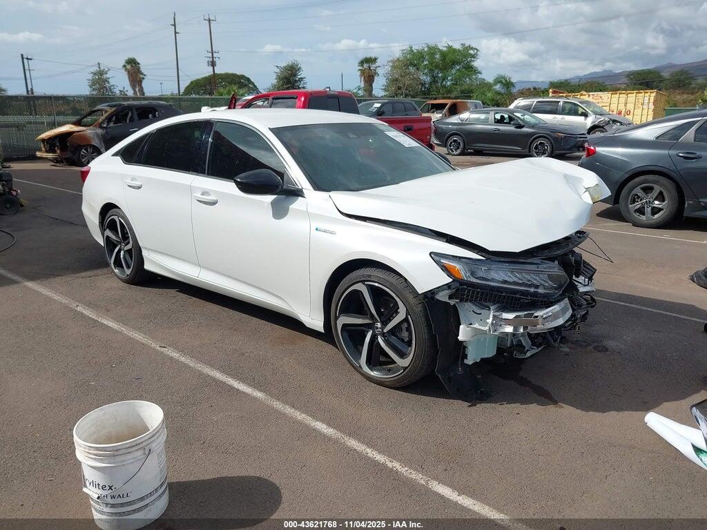 1HGCV3F23NA031819 2022 HONDA ACCORD HYBRID photo no. 1